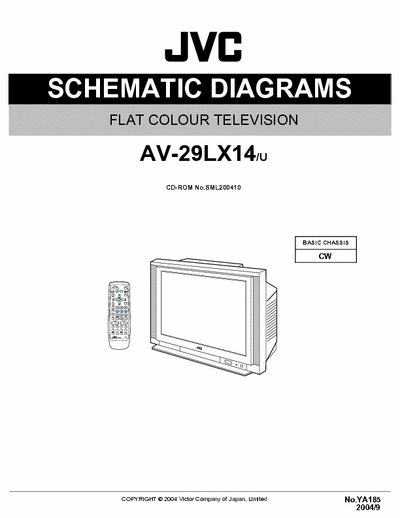 JVC AV-29LX14 Service Manual